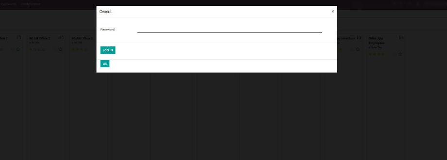 If a separate password is specified for a password bundle, the password is queried when an attempt is made to open the password bundle.