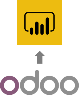 Datenauswertung über Power BI mit Odoo als Datenquelle.