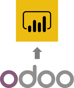 Data evaluation via Power BI with Odoo as data source.