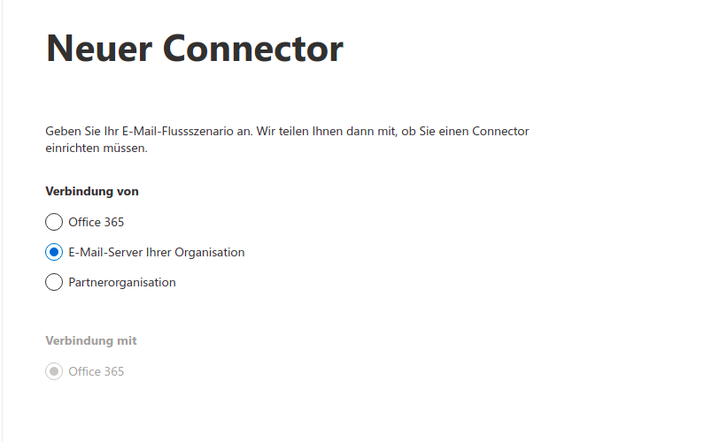 The specification of the E-mail flow scenario.