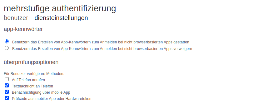 Die mehrstufige Authentifizierung. Die mehrstufige Authentifizierung.