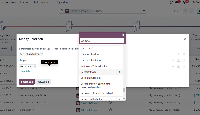 Odoo 17 search function