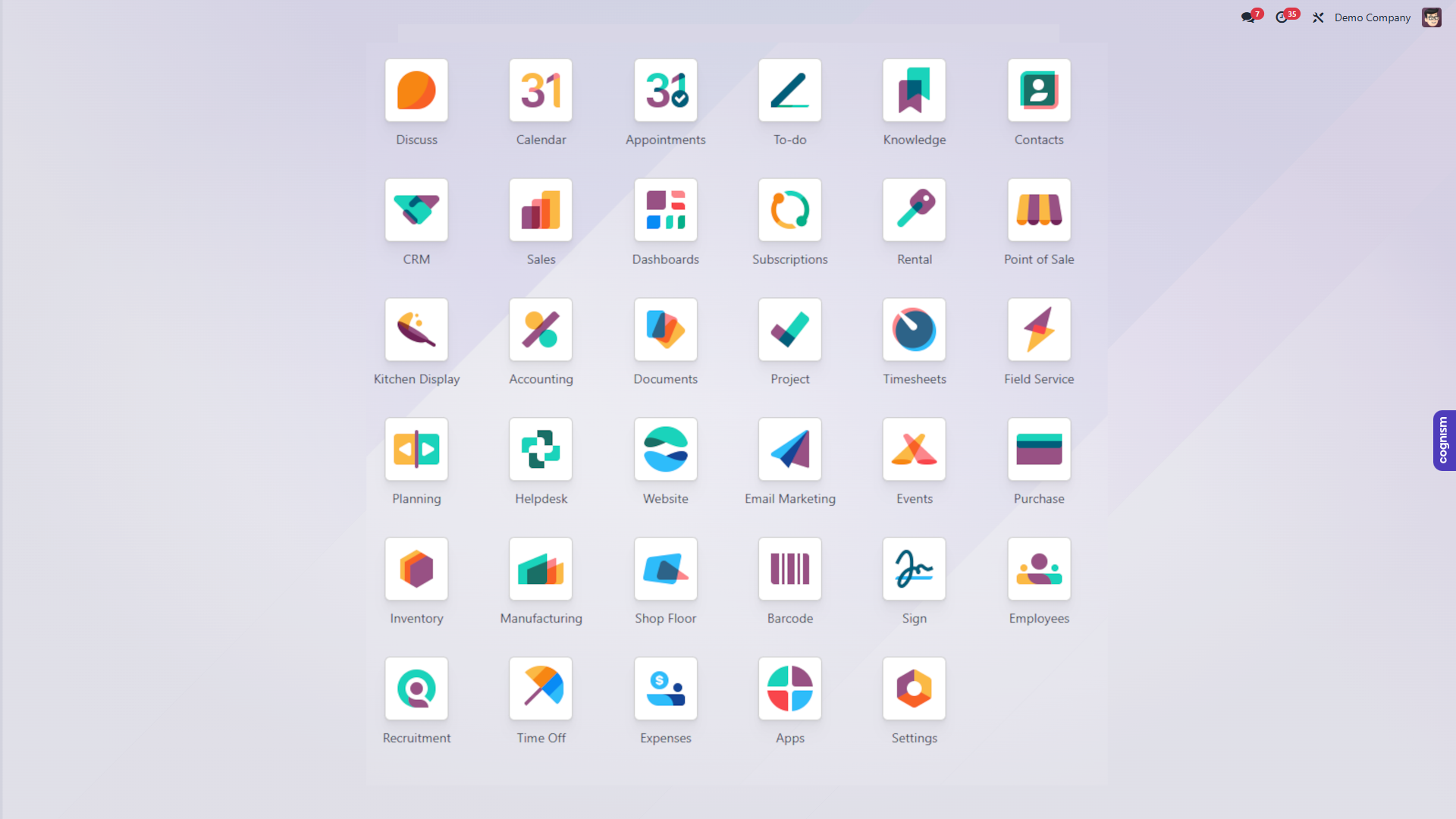 Odoo 18 Screenshot Odoo 18 Screenshot