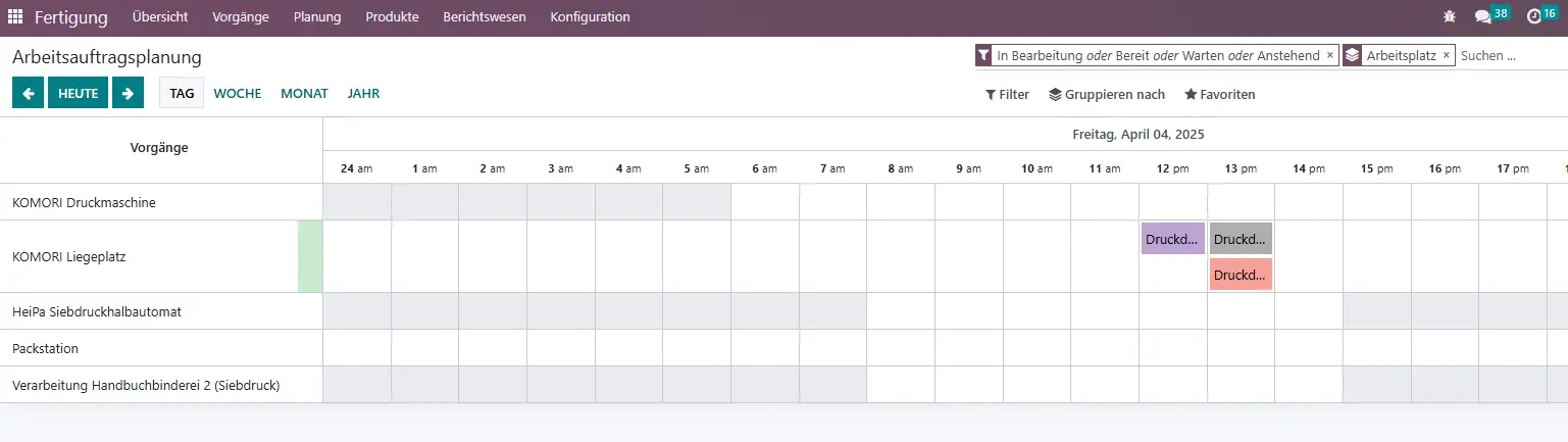 Paralleles Arbeiten in der Fertigung mit manaProduction