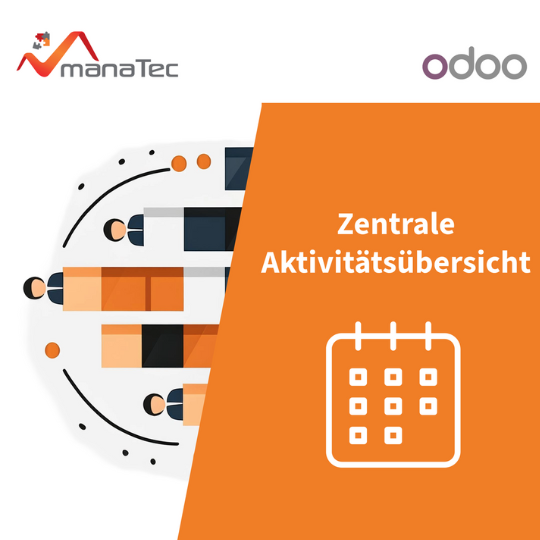 Zentrale Aktivitätsübersicht Odoo manaTec