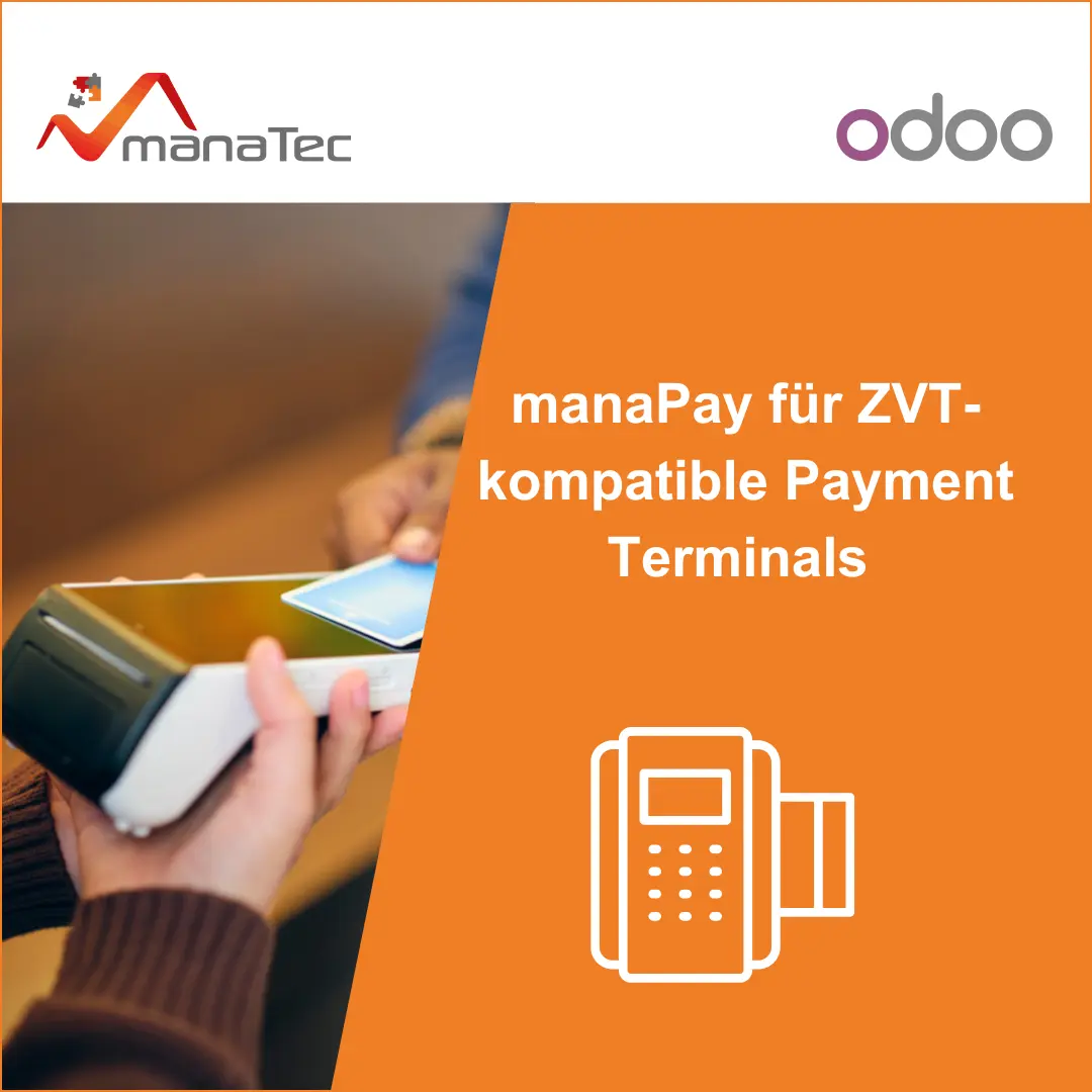 PoS System manaPay für ZVT-kompatible Payment Terminals PoS System manaPay für ZVT-kompatible Payment Terminals