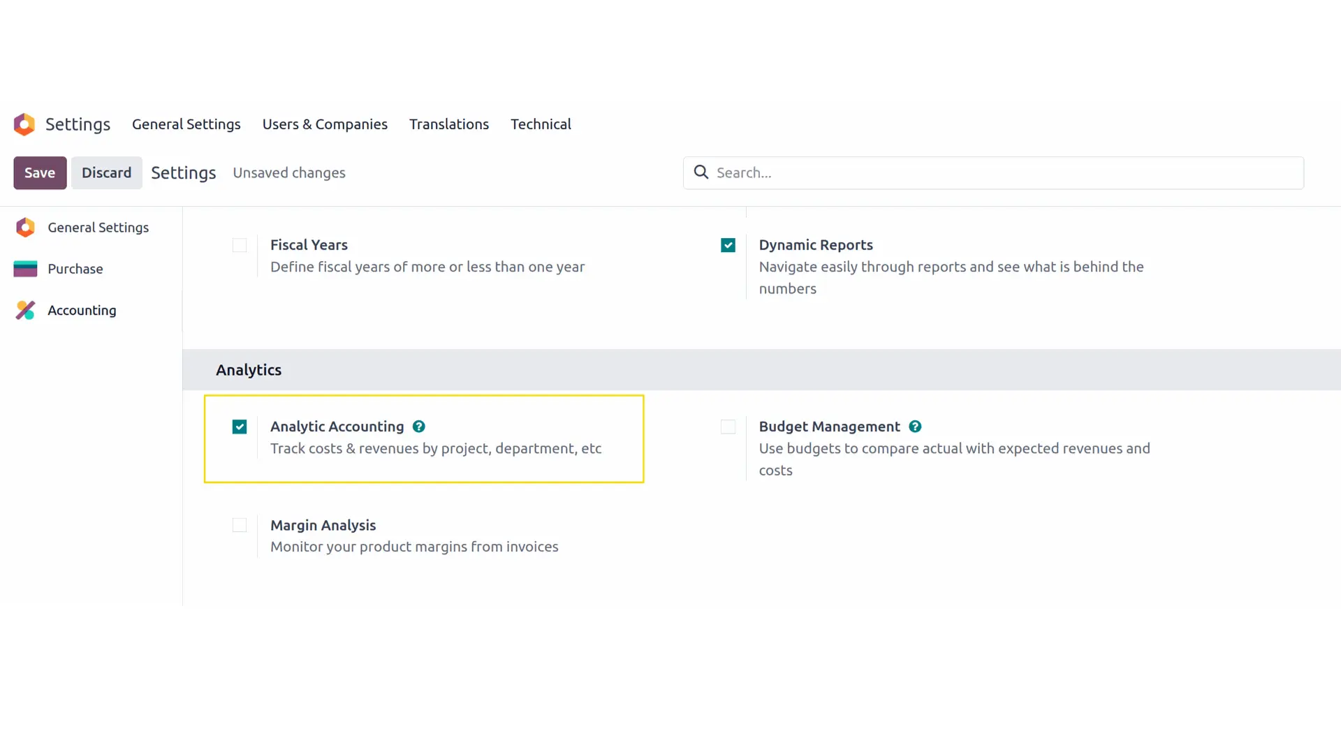 Odoo DATEV AddOn Screenshot 1