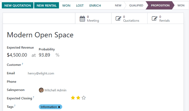 Beste CRM Software Odoo_Prädiktive Analyse bei Leads Beste CRM Software Odoo_Prädiktive Analyse bei Leads