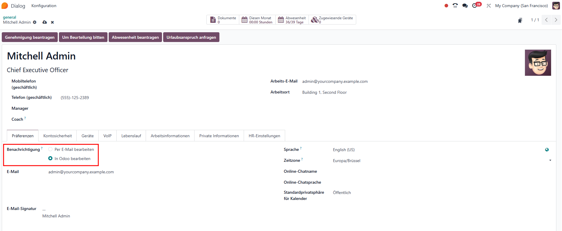 Benachrichtigungen einstellen