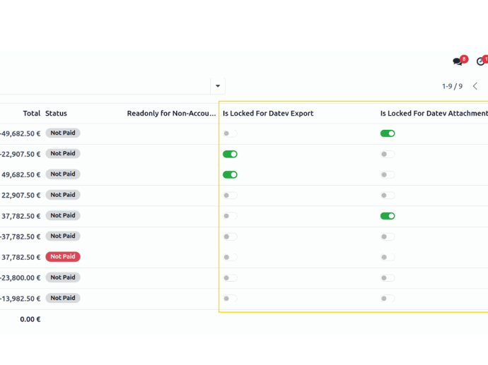 Odoo DATEV AddOn manaTec