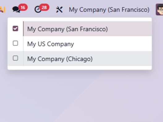 Odoo ERP - Multicompany Odoo ERP - Multicompany