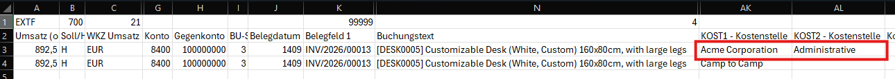 DATEV AddOn Screenshot 7 DATEV AddOn Screenshot 7
