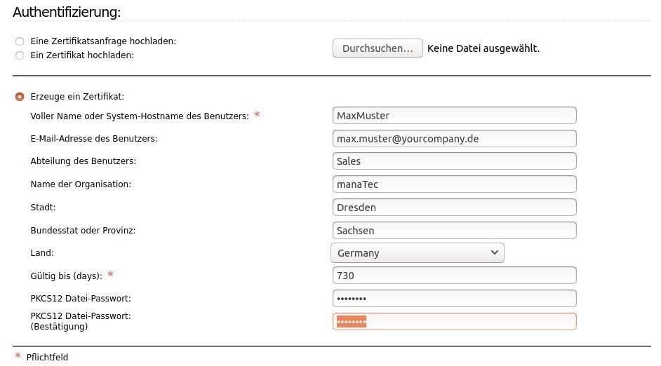 Die Konfiguration von OpenVPN Die Konfiguration von OpenVPN