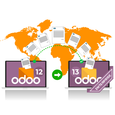 Die Datenbankmigration der Enterprise-Version wird durch Odoo selbst durchgeführt Die Datenbankmigration der Enterprise-Version wird durch Odoo selbst durchgeführt