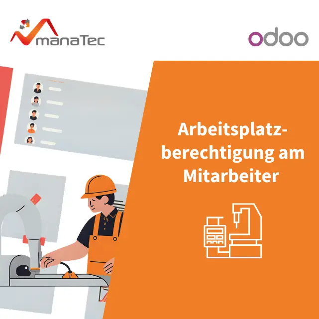 Odoo Arbeitsplatzberechtigungen am Mitarbeiter (Odoo 18)