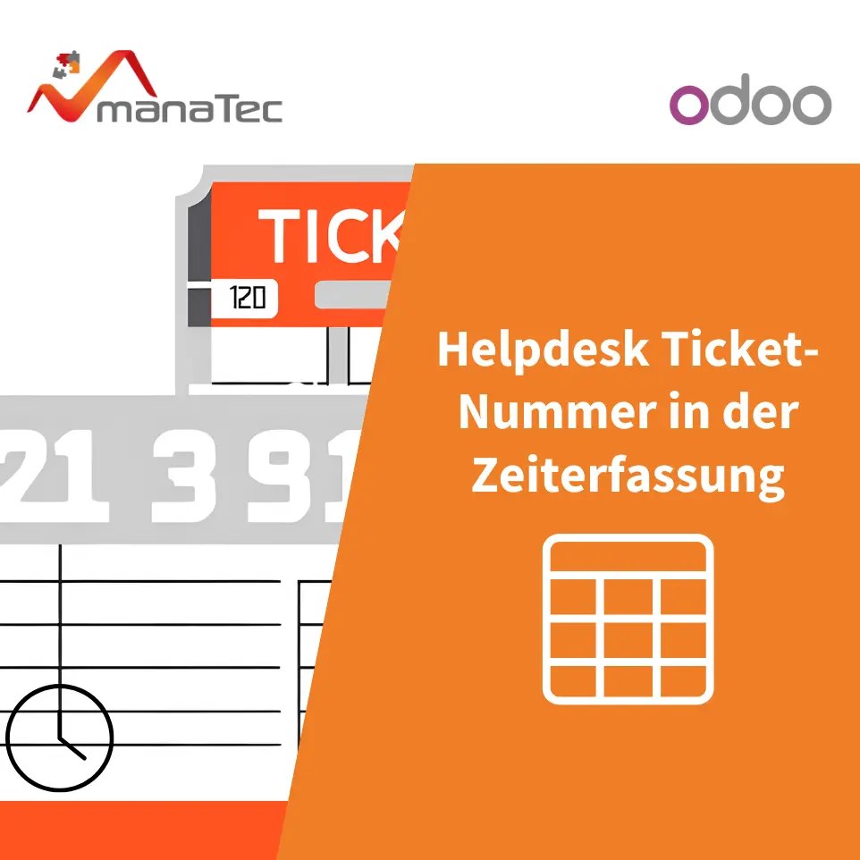 Helpdesk Ticket-Nummer in der Zeiterfassung
