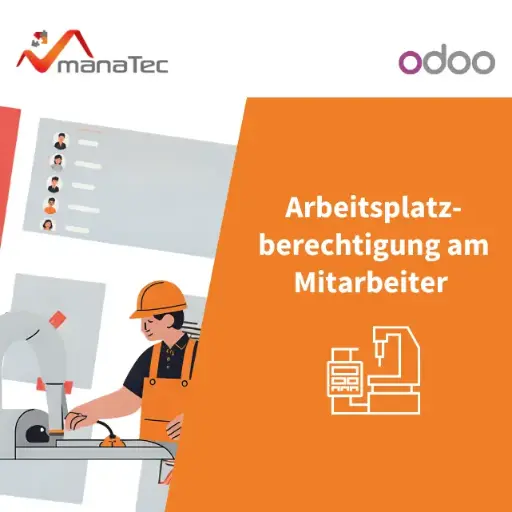 Odoo Arbeitsplatzberechtigungen am Mitarbeiter
